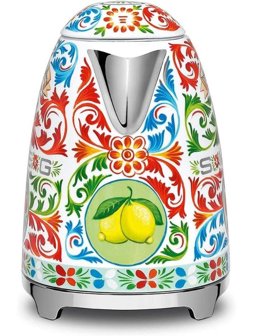 New In Box Smeg x Dolce & Gabbana Electric Kettle Sicily Is My Love - Picture 3 of 7